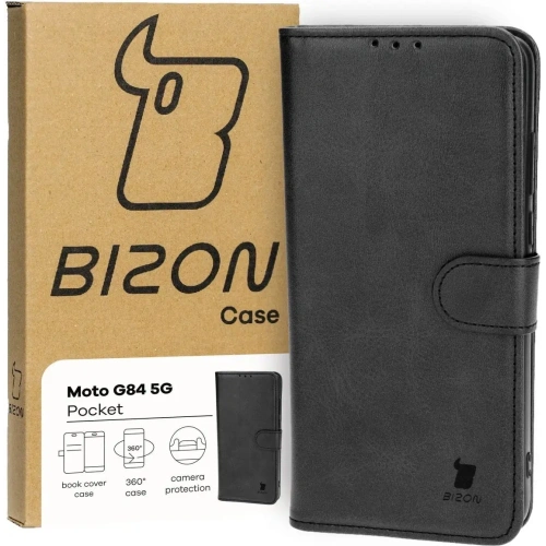 Buy Bizon Case Pocket Motorola Moto G84 5G black - BIZ4086 - {ean13} - Home Screen Store Europe