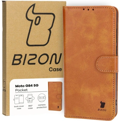 Kup Etui s klopou Bizon Case Pocket pro Motorola Moto G84 5G hnědé - BIZ4087 - {ean13} - Sklep Home Screen