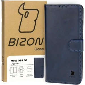 Kup Etui z klapką Bizon Case Pocket do Motorola Moto G84 5G granatowe - BIZ4088 - {ean13} - Sklep Home Screen