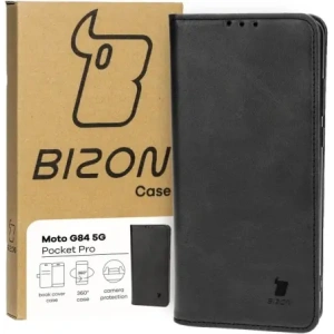 Kup Etui z klapką Bizon Case Pocket Pro do Motorola Moto G84 5G czarne - BIZ4089 - {ean13} - Sklep Home Screen