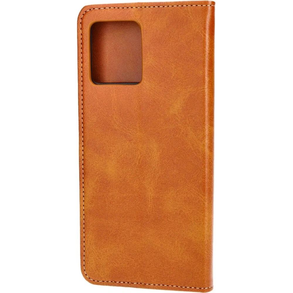 Etui z klapką Bizon Case Pocket Pro do Motorola Moto G84 5G brązowe