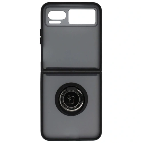 Buy Bizon Case Hybrid Ring Motorola Razr 40 smoky with a black frame - BIZ4092 - {ean13} - Home Screen Store Europe