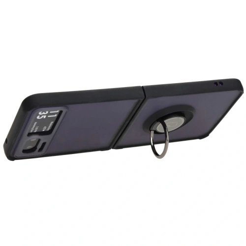 Buy Bizon Case Hybrid Ring Motorola Razr 40 smoky with a black frame - BIZ4092 - {ean13} - Home Screen Store Europe
