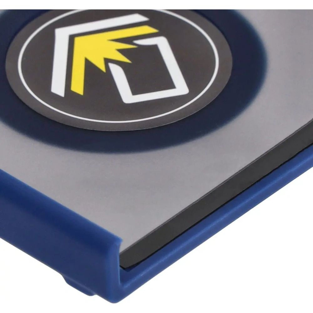 Etui z uchwytem na palec Bizon Case Hybrid Ring do Motorola Razr 40 przydymione z granatową ramką