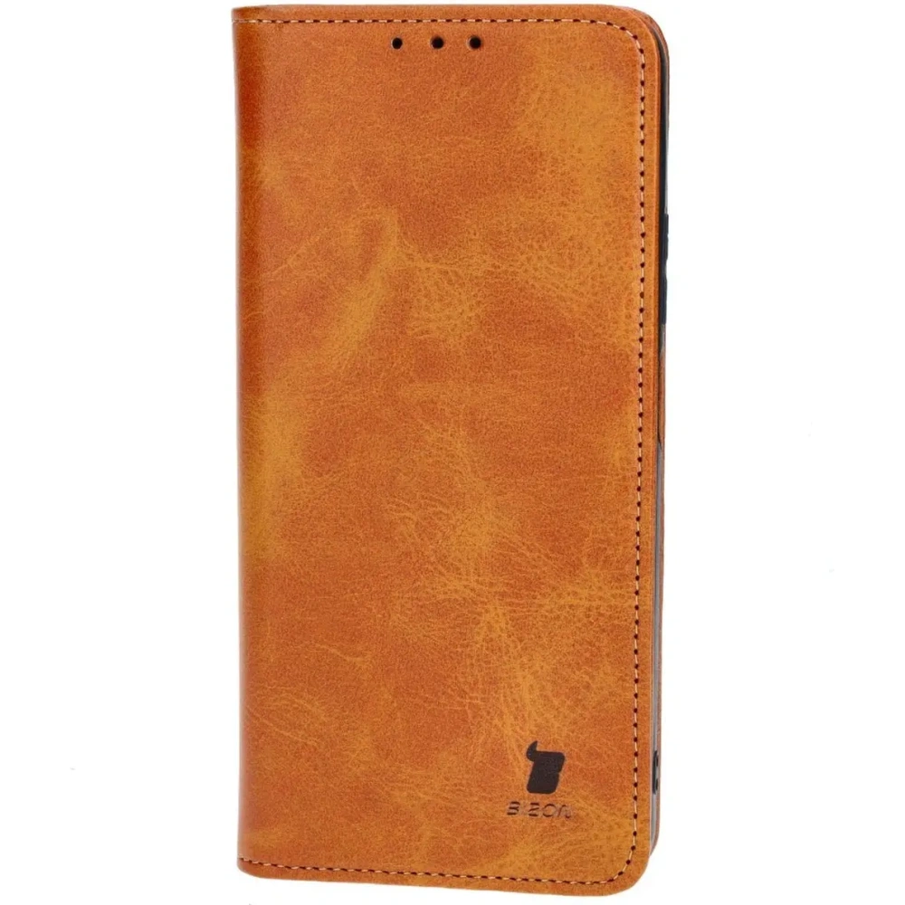 Etui z klapką Bizon Case Pocket Pro do Oppo A38 4G brązowe