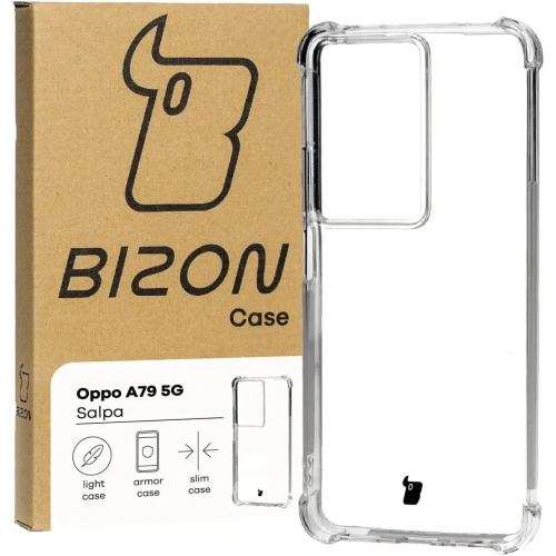 Kup Elastyczne etui Bizon Case Salpa do Oppo A79 5G przezroczyste - BIZ4098 - {ean13} - Sklep Home Screen