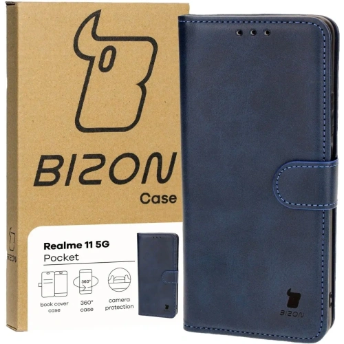 Kup Etui z klapką Bizon Case Pocket do Realme 11 5G granatowe - BIZ4101 - {ean13} - Sklep Home Screen