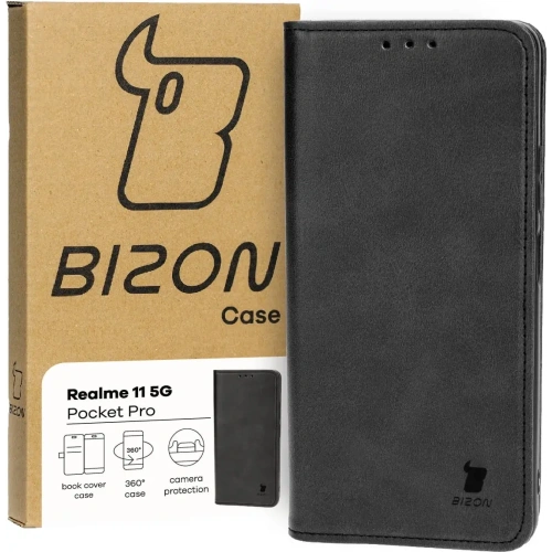 Kup Etui z klapką Bizon Case Pocket Pro do Realme 11 5G czarne - BIZ4102 - {ean13} - Sklep Home Screen
