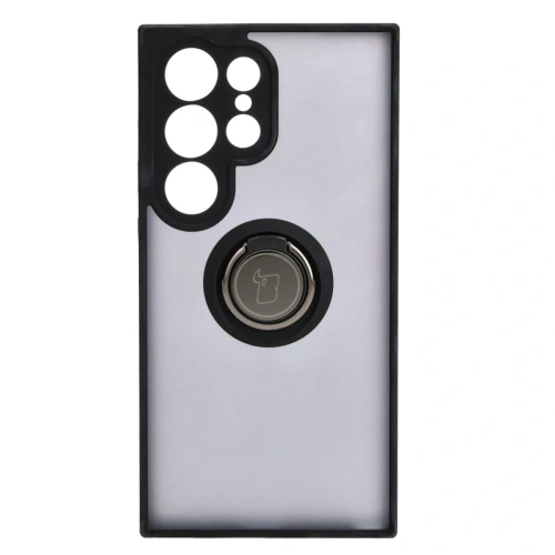 Buy Bizon Case Hybrid Ring Samsung Galaxy S24 Ultra smoky with a black frame - BIZ4107 - {ean13} - Home Screen Store Europe