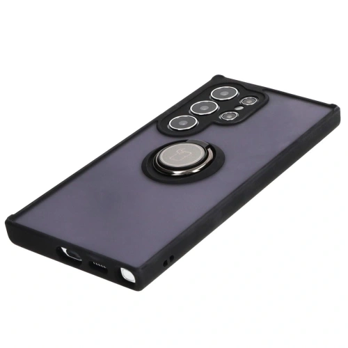 Buy Bizon Case Hybrid Ring Samsung Galaxy S24 Ultra smoky with a black frame - BIZ4107 - {ean13} - Home Screen Store Europe