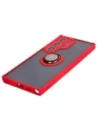 Buy Bizon Case Hybrid Ring Samsung Galaxy S24 Ultra smoky with a red frame - BIZ4110 - {ean13} - Home Screen Store Europe