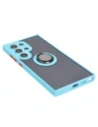 Kup Bizon Case Hybrid Ring Samsung Galaxy S24 Ultra fumuriu cu un cadru bleu deschis - BIZ4111 - {ean13} - Sklep Home Screen