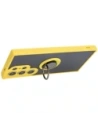 Buy Bizon Case Hybrid Ring Samsung Galaxy S24 Ultra smoky with a yellow frame - BIZ4112 - {ean13} - Home Screen Store Europe