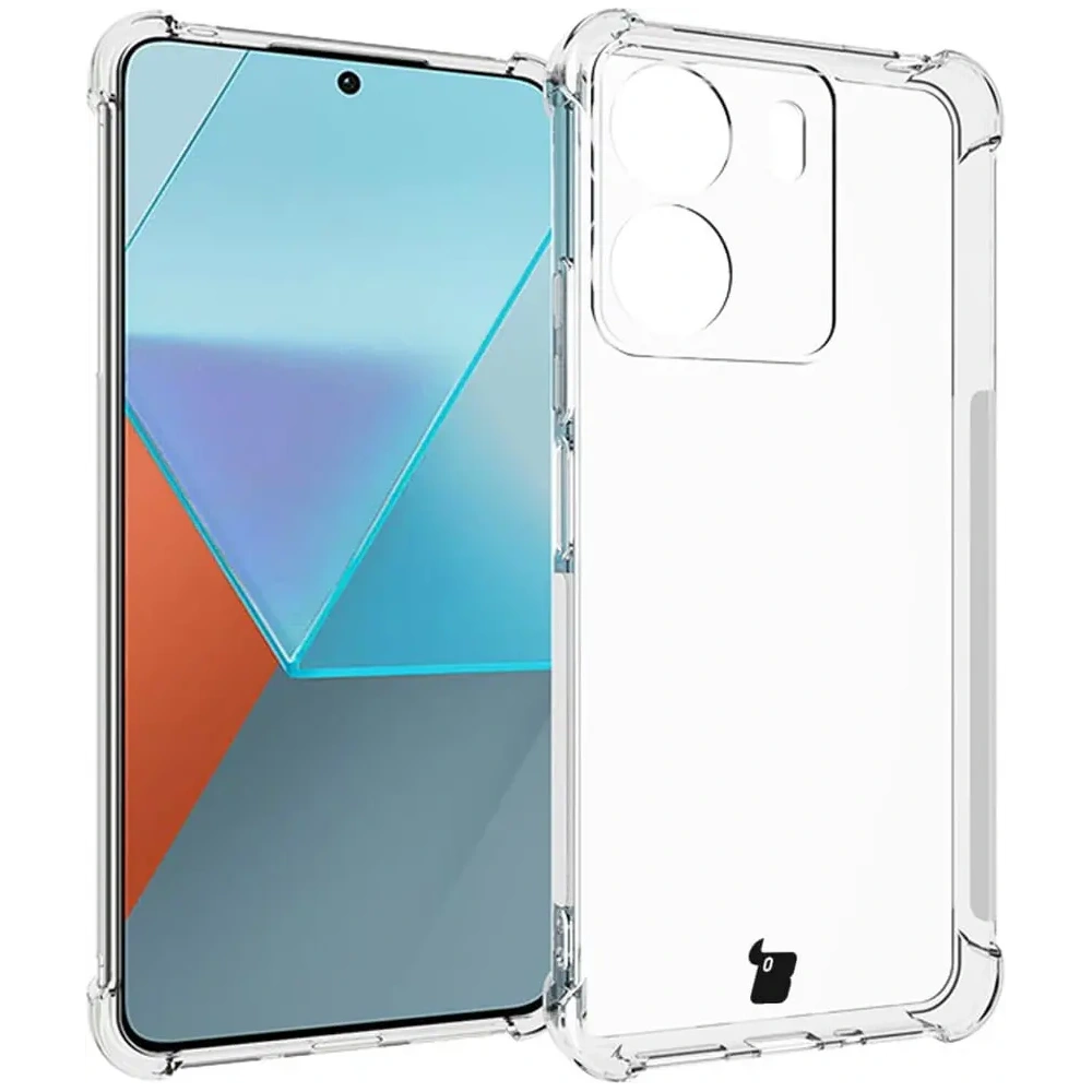 Etui Bizon Case Clear Pack do Redmi 13C / Poco C65 przezroczyste