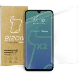 Kup Fólie hydrogelová na displej Bizon Glass Hydrogel Front do Samsung Galaxy A15 4G/5G Samsung Galaxy A25 5G / M15 5G [2 PACK] - BIZ4115 - {ean13} - Sklep Home Screen