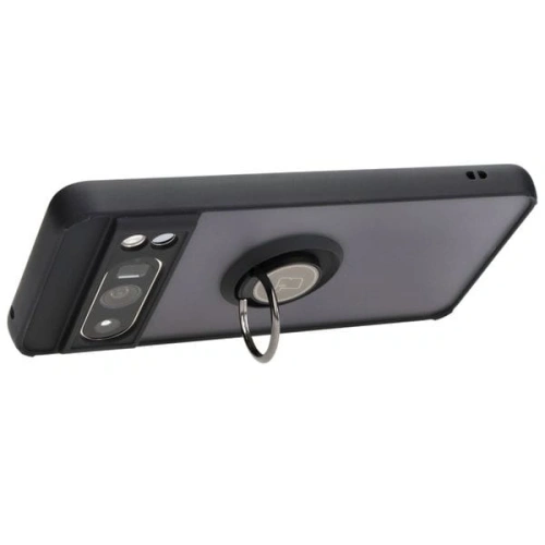 Kup Etui z uchwytem na palec Bizon Case Hybrid Ring do Google Pixel 8 Pro przydymione z czarną ramką - BIZ4119 - {ean13} - Sklep Home Screen