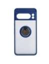 Kup Etui z uchwytem na palec Bizon Case Hybrid Ring do Google Pixel 8 Pro przydymione z granatową ramką - BIZ4120 - {ean13} - Sklep Home Screen