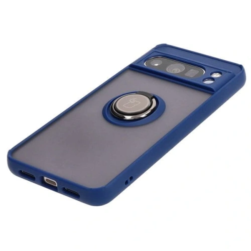 Kup Bizon Case Hybrid Ring Google Pixel 8 Pro fumuriu cu un cadru albastru închis - BIZ4120 - {ean13} - Sklep Home Screen