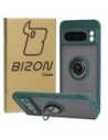 Kup Etui z uchwytem na palec Bizon Case Hybrid Ring do Google Pixel 8 Pro przydymione z ciemnozieloną ramką - BIZ4121 - {ean13} - Sklep Home Screen