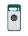Kup Etui z uchwytem na palec Bizon Case Hybrid Ring do Google Pixel 8 Pro przydymione z ciemnozieloną ramką - BIZ4121 - {ean13} - Sklep Home Screen