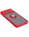 Kup Etui z uchwytem na palec Bizon Case Hybrid Ring do Google Pixel 8 Pro przydymione z czerwoną ramką - BIZ4122 - {ean13} - Sklep Home Screen