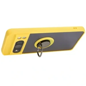 Kup Bizon Case Hybrid Ring Google Pixel 8 Pro rauchig mit einem gelben Rahmen - BIZ4123 - {ean13} - Sklep Home Screen