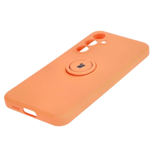 Kup Etui Bizon Case Silicone Ring Sq do Samsung Galaxy S23 FE pomarańczowe - BIZ4134 - {ean13} - Sklep Home Screen