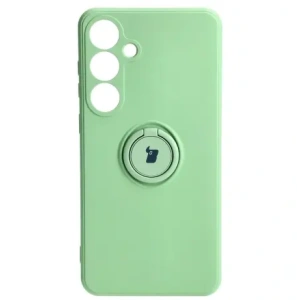 Kup Etui Bizon Case Silicone Ring Sq do Samsung Galaxy S24 Plus jasnozielone - BIZ4135 - {ean13} - Sklep Home Screen