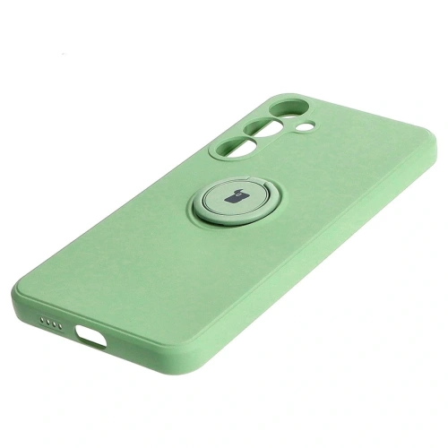 Kup Etui Bizon Case Silicone Ring Sq do Samsung Galaxy S24 Plus jasnozielone - BIZ4135 - {ean13} - Sklep Home Screen