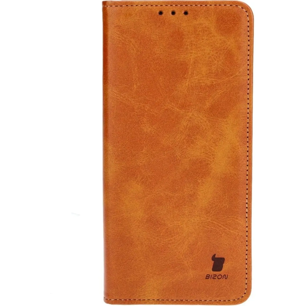 Etui z klapką Bizon Case Pocket Pro do Samsung Galaxy S24 Ultra brązowe