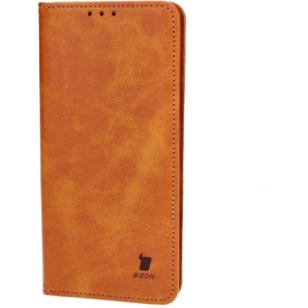 Etui z klapką Bizon Case Pocket Pro do Samsung Galaxy S24 Ultra brązowe