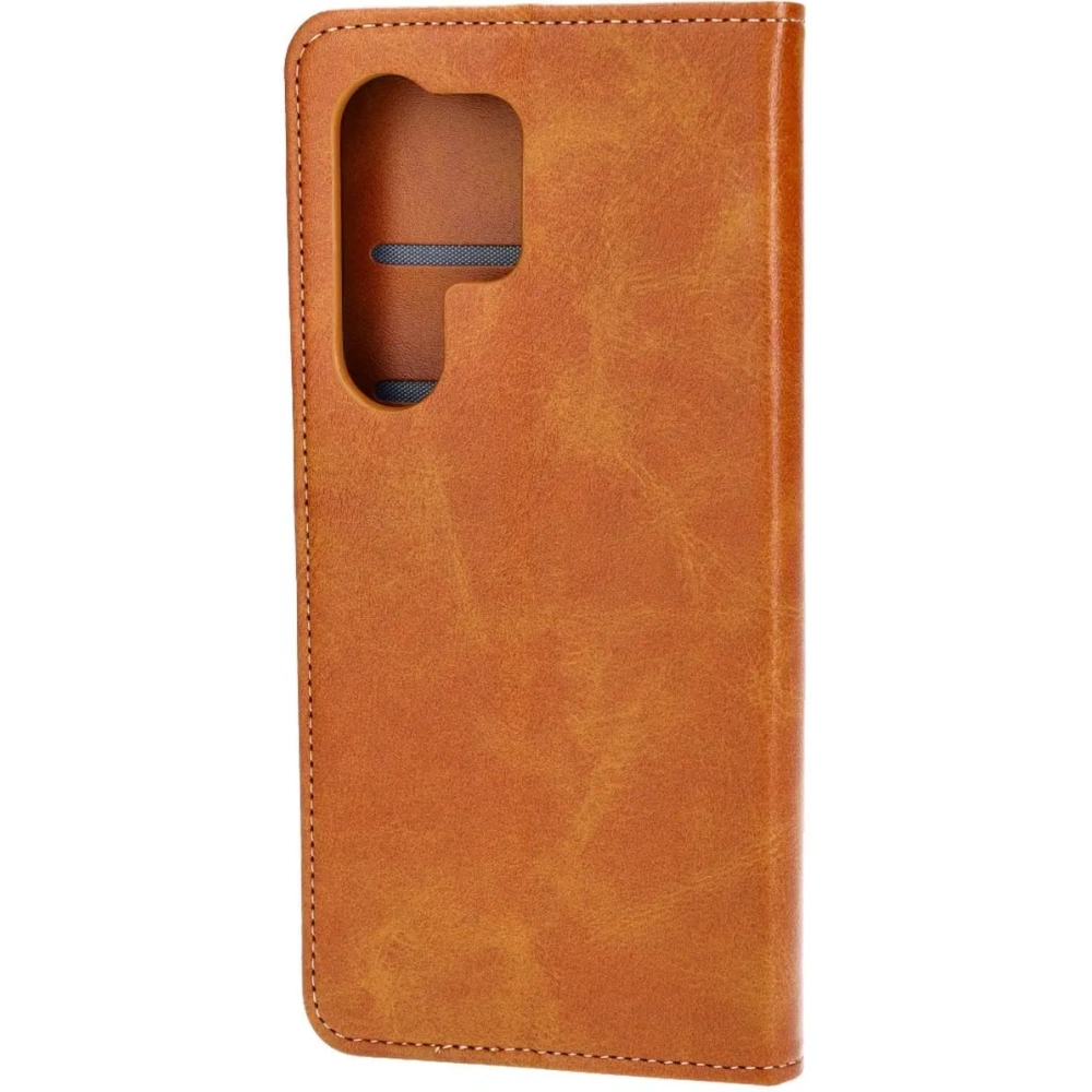 Etui z klapką Bizon Case Pocket Pro do Samsung Galaxy S24 Ultra brązowe