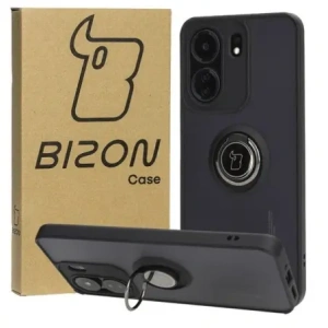 Kup Bizon Case Hybrid Ring Xiaomi Redmi 13C / Xiaomi Poco C65 rauchig mit einem schwarzen Rahmen - BIZ4139 - {ean13} - Sklep Home Screen
