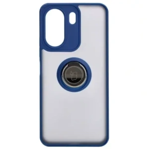 Kup Bizon Case Hybrid Ring Xiaomi Redmi 13C / Xiaomi Poco C65 rauchig mit einem marineblauen Rahmen - BIZ4140 - {ean13} - Sklep Home Screen