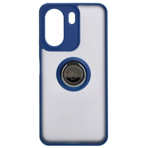 Kup Etui z uchwytem na palec Bizon Case Hybrid Ring do Xiaomi Redmi 13C / Xiaomi Poco C65 przydymione z granatową ramką - BIZ4140 - {ean13} - Sklep Home Screen