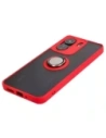 Buy Bizon Case Hybrid Ring Xiaomi Redmi 13C / Xiaomi Poco C65 smoky with a red frame - BIZ4141 - {ean13} - Home Screen Store Europe