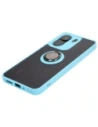 Kup Bizon Case Hybrid Ring Xiaomi Redmi 13C / Xiaomi Poco C65 rauchig mit einem hellblauen Rahmen - BIZ4142 - {ean13} - Sklep Home Screen