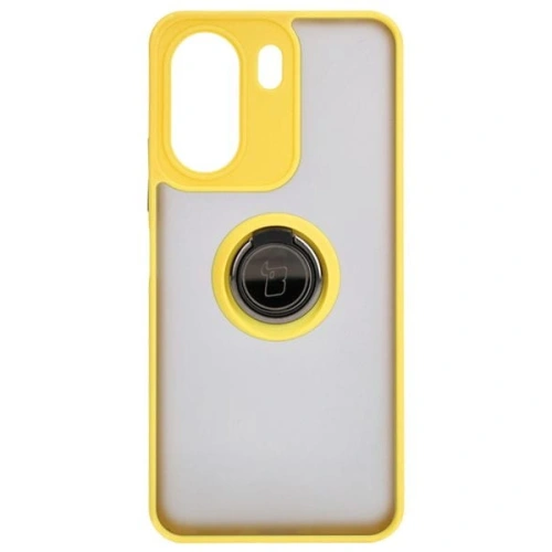 Buy Bizon Case Hybrid Ring Xiaomi Redmi 13C / Xiaomi Poco C65 smoky with a yellow frame - BIZ4143 - {ean13} - Home Screen Store Europe