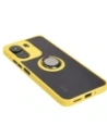 Kup Etui z uchwytem na palec Bizon Case Hybrid Ring do Xiaomi Redmi 13C / Xiaomi Poco C65 kouřové se žlutým rámečkem - BIZ4143 - {ean13} - Sklep Home Screen