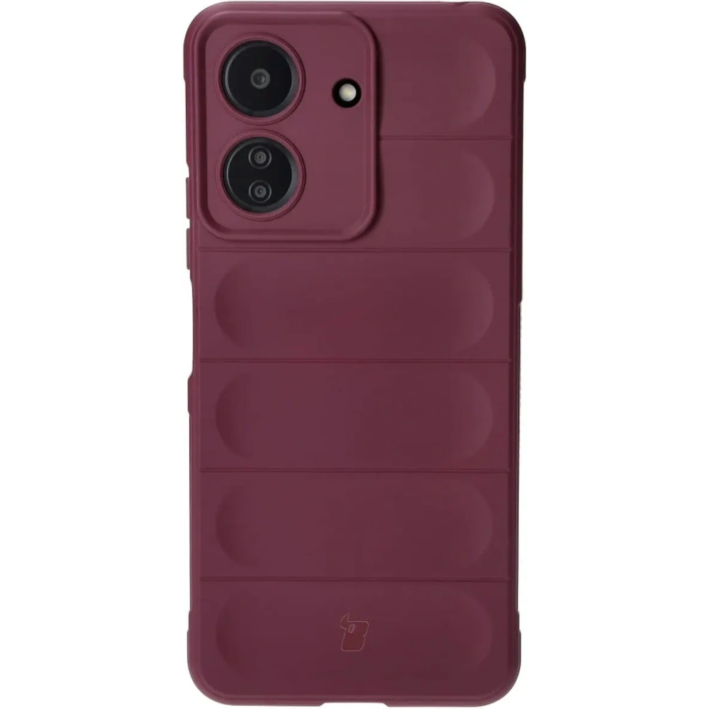 Pancerne etui Bizon Case Tur do Xiaomi Redmi 13C / Xiaomi Poco C65 ciemnofioletowe