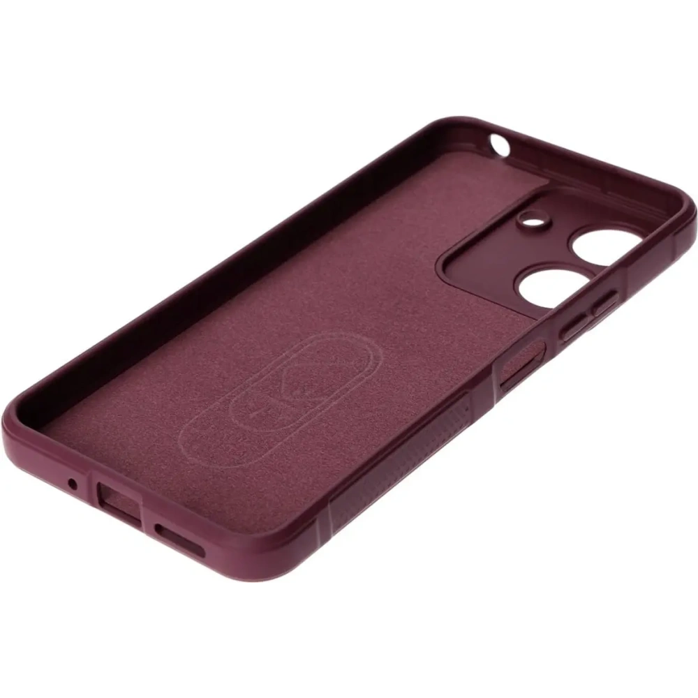 Pancerne etui Bizon Case Tur do Xiaomi Redmi 13C / Xiaomi Poco C65 ciemnofioletowe