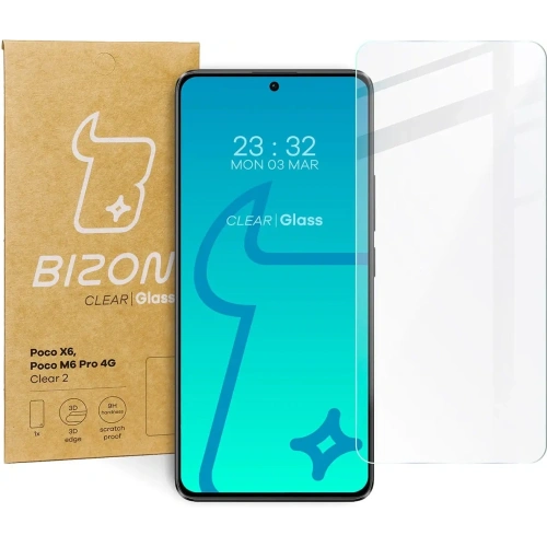 Buy Bizon Glass Clear 2 Poco X6 / Poco M6 Pro 4G / Redmi Note 13 5G / Redmi Note 13 Pro 4G/5G - BIZ4145 - {ean13} - Home Screen Store Europe