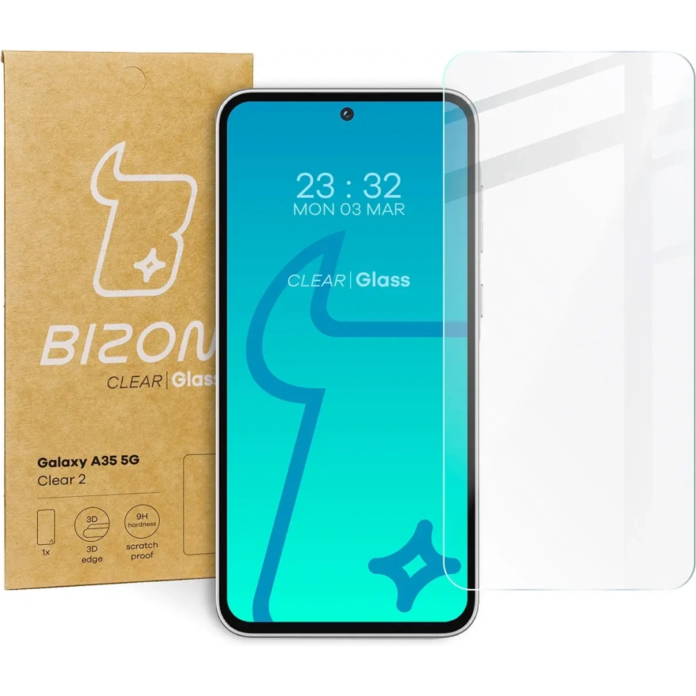 Szkło hartowane Bizon Glass Clear 2 do Samsung Galaxy A35 5G
