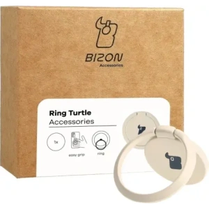 Kup Uchwyt na palec Bizon Accessories Ring Turtle uniwersalny beżowy - BIZ4149 - {ean13} - Sklep Home Screen