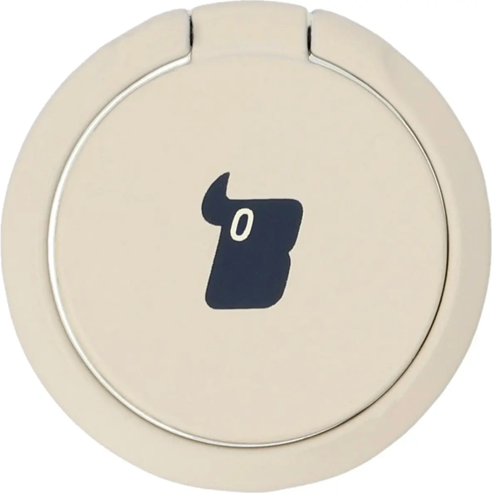 Uchwyt na palec Bizon Accessories Ring Turtle uniwersalny beżowy