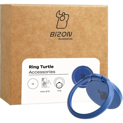 Kup Inelul de accesorii Bizon Turtle universal albastru închis - BIZ4151 - {ean13} - Sklep Home Screen