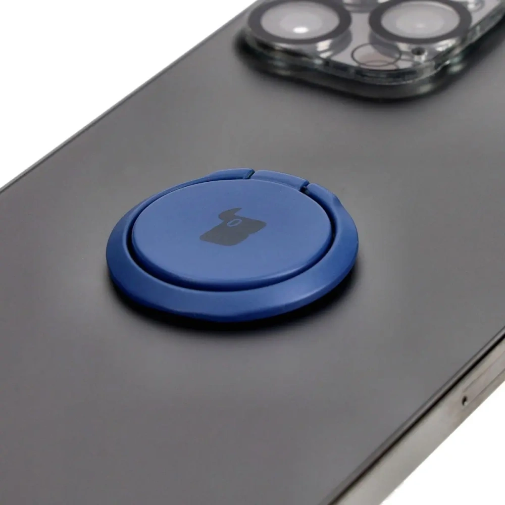 Uchwyt na palec Bizon Accessories Ring Turtle uniwersalny granatowy