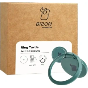 Kup Uchwyt na palec Bizon Accessories Ring Turtle uniwersalny ciemnozielony - BIZ4152 - {ean13} - Sklep Home Screen