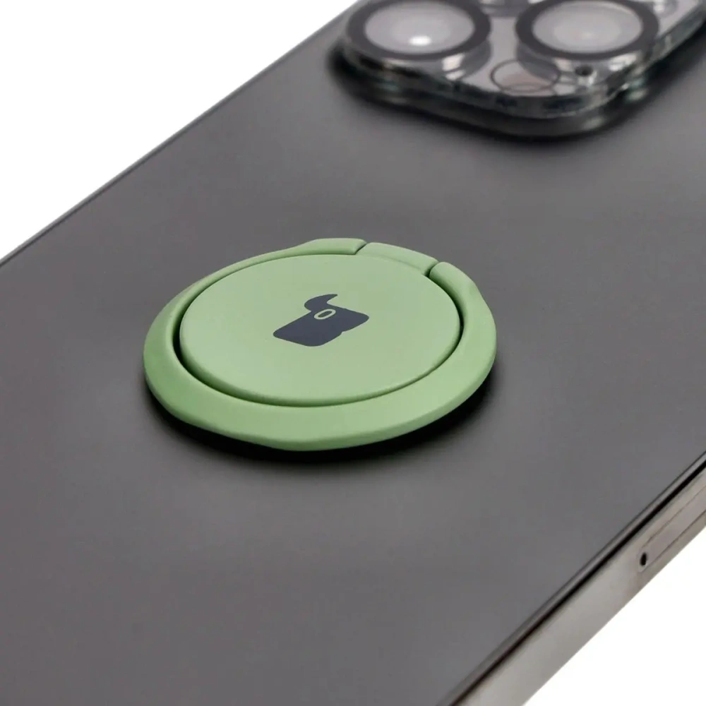 Uchwyt na palec Bizon Accessories Ring Turtle uniwersalny jasnozielony