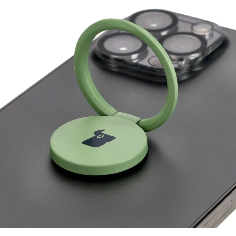 Uchwyt na palec Bizon Accessories Ring Turtle uniwersalny jasnozielony